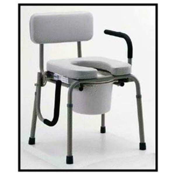 Drop Arm Commode with 300lb Weight Capacity, Roscoe Medical, Mfr#: BSDAC
